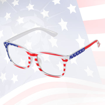 US Flag Blue Light Filter Computer Glasses Wing Computer Glasses cyxus